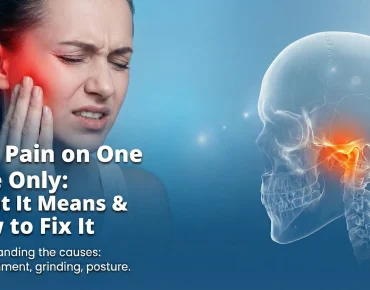 TMJ pain on one side