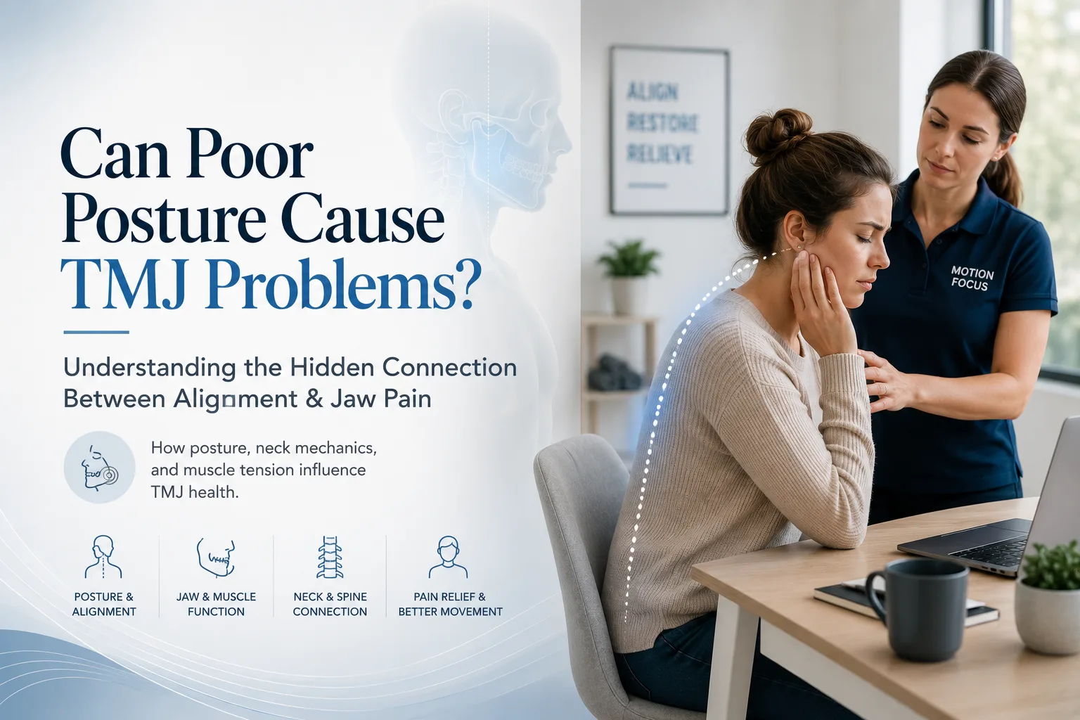 Can Poor Posture Cause TMJ Problems? Understanding the Hidden Connection Between Alignment and Jaw Pain