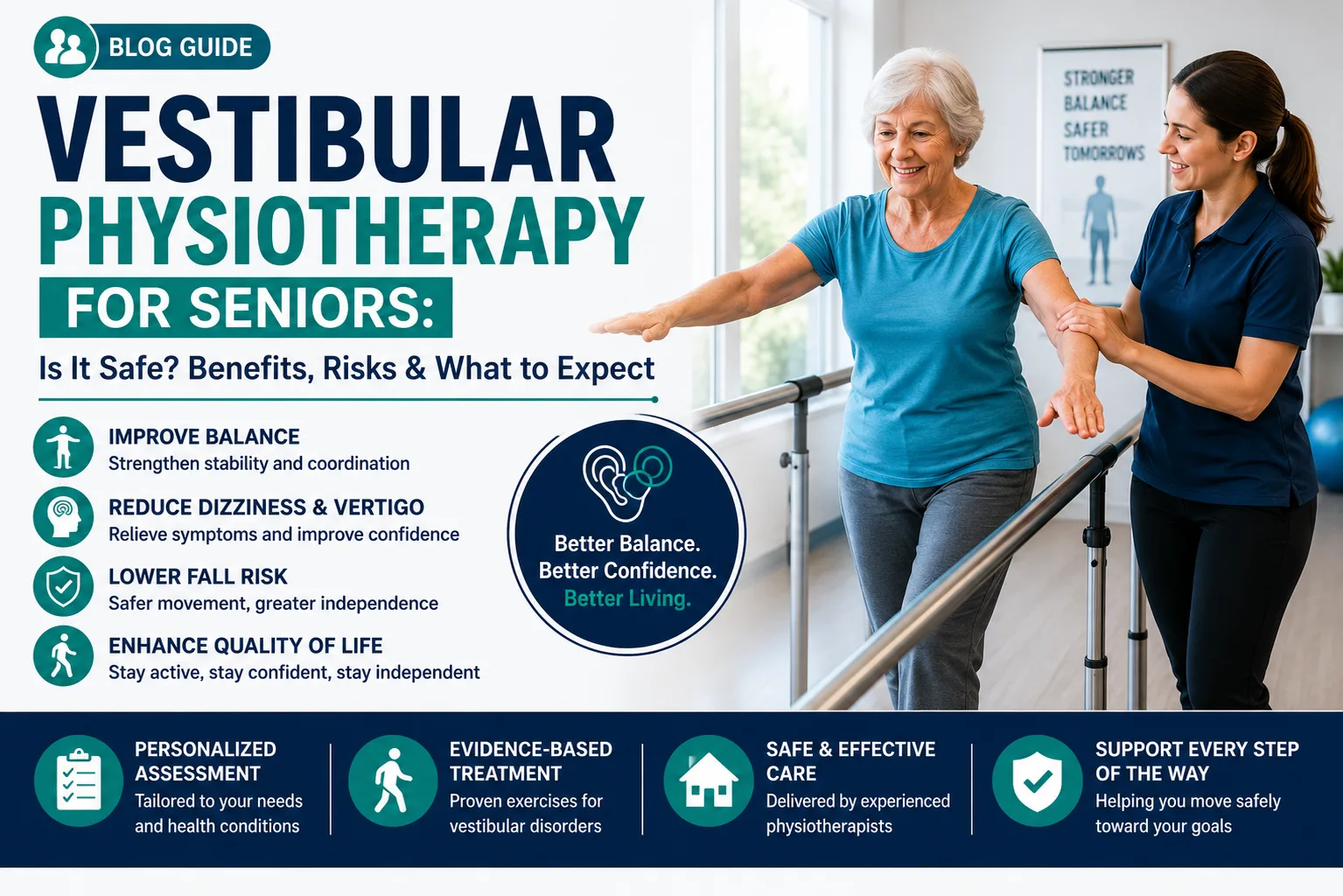 Vestibular Physiotherapy for Seniors: Is It Safe? Benefits, Risks & What to Expect