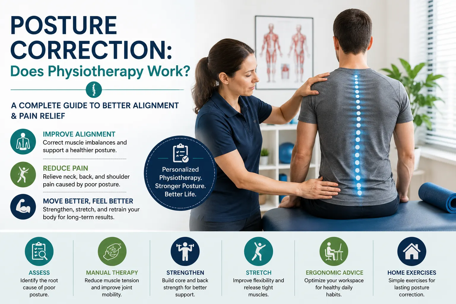 Posture Correction: Does Physiotherapy Work? A Complete Guide to Better Alignment & Pain Relief