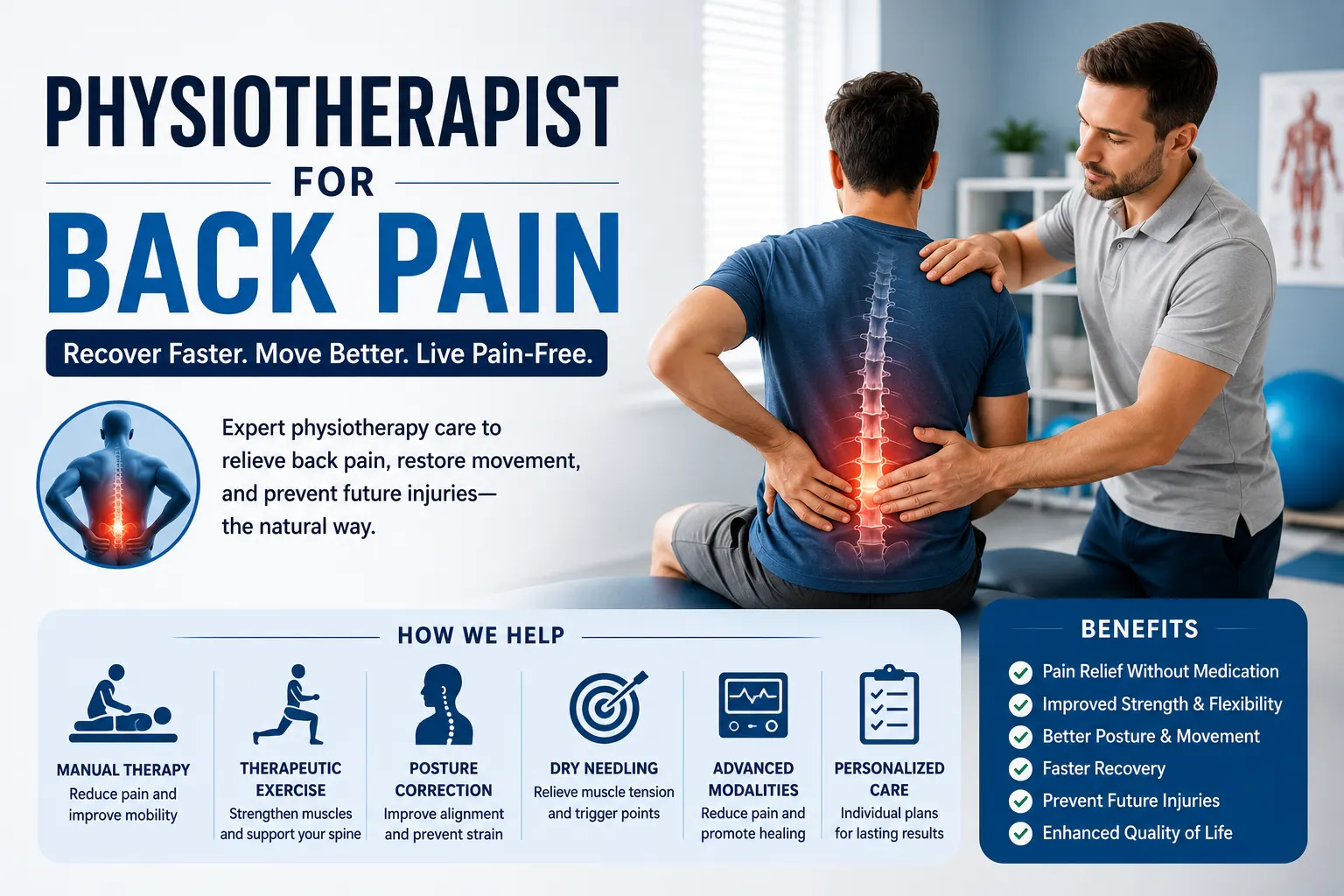 Physiotherapist for Back Pain in NW Calgary