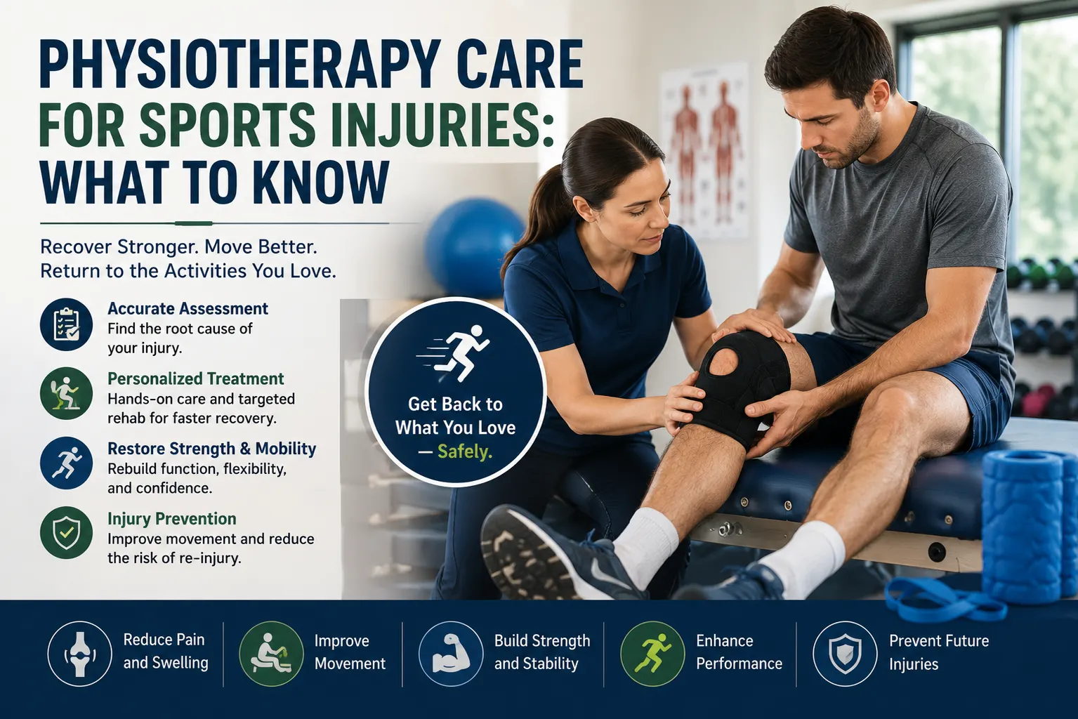 Physiotherapy Care for Sports Injuries: What to Know for a Complete, Resilient Recovery