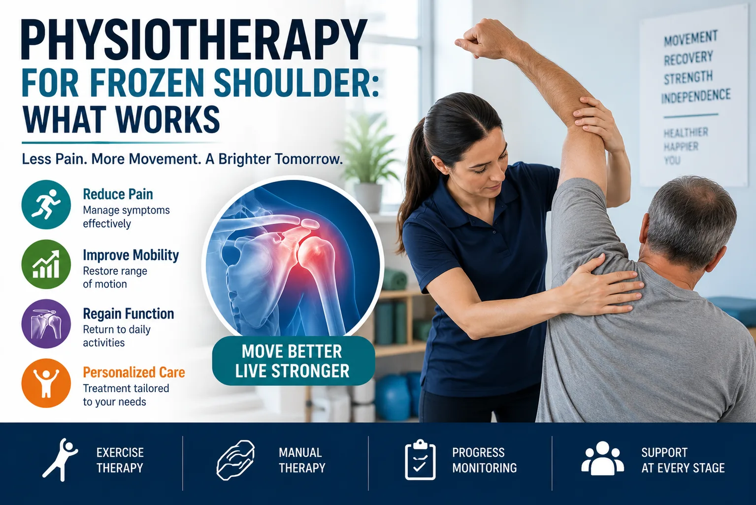 Physiotherapy for Frozen Shoulder: What Works and What to Expect